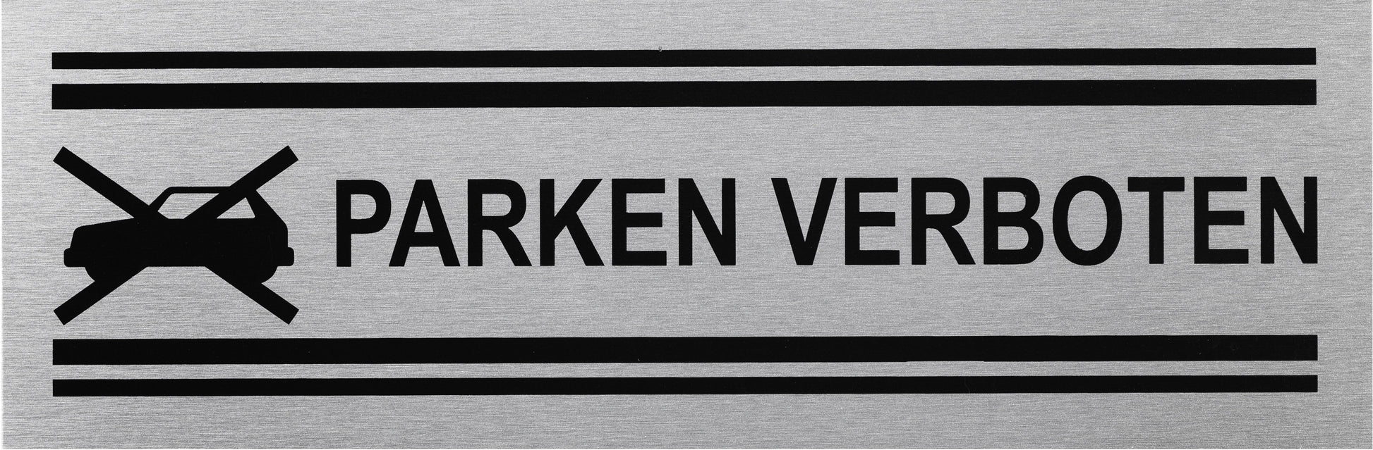ALU-SCHILD "PARKEN VERBOTEN" Alu-Schilder Hinweise SEILFLECHTER Tauwerk GmbH 