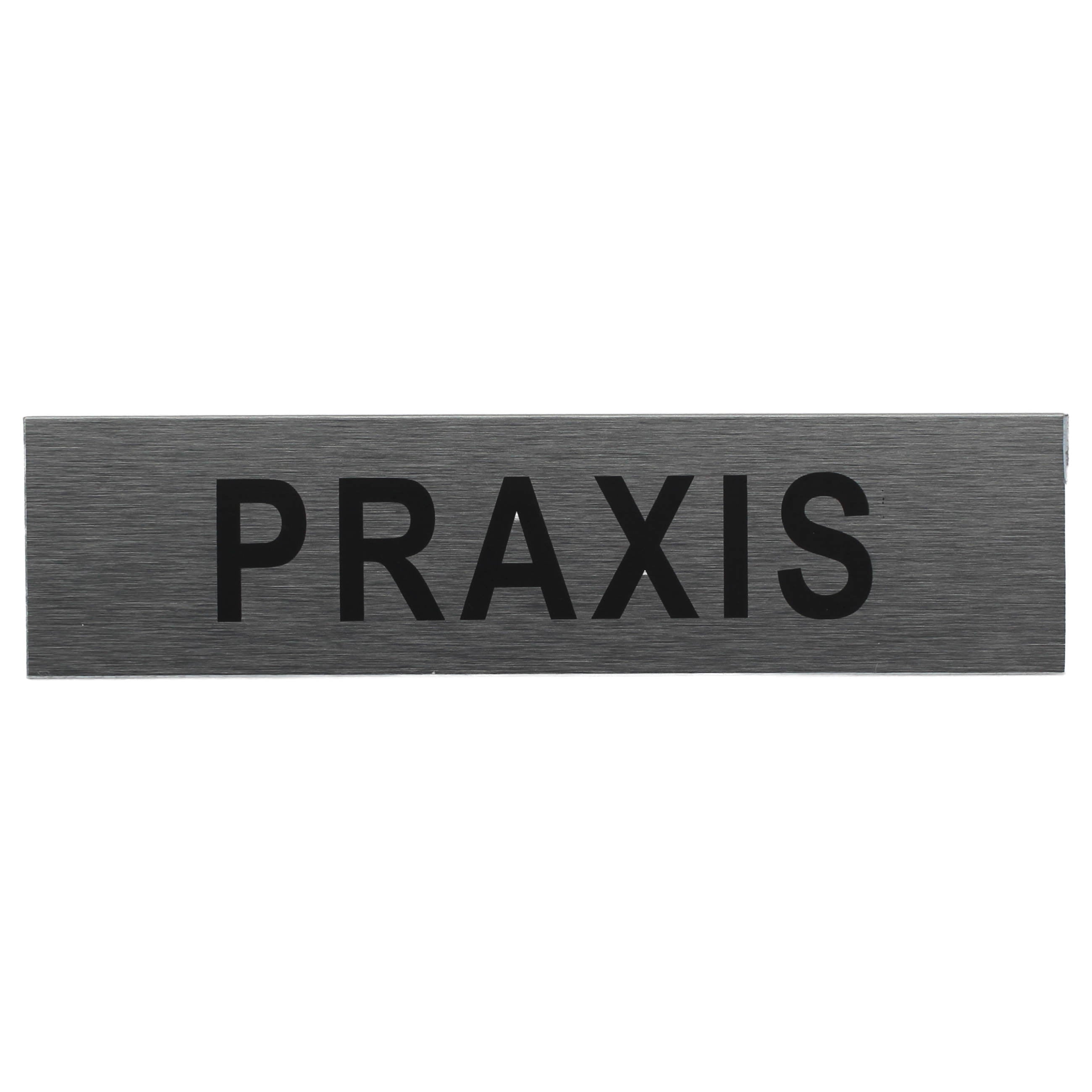 ALU-SCHILD "PRAXIS" Alu-Schilder Hinweise SEILFLECHTER Tauwerk GmbH 