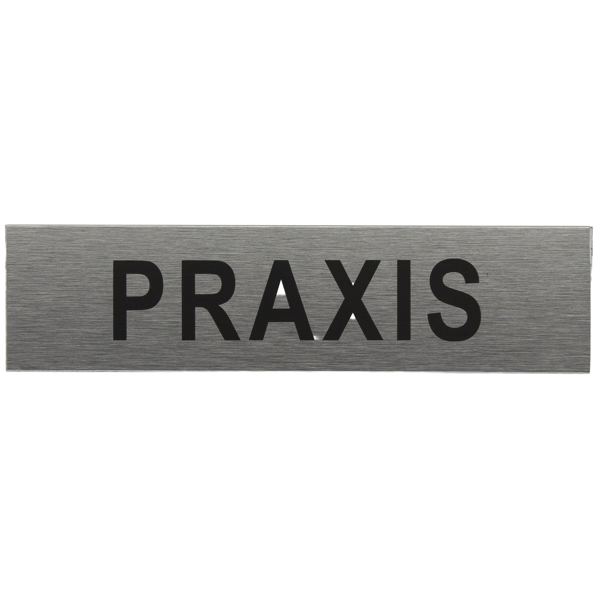 ALU-SCHILD "PRAXIS" Alu-Schilder Hinweise SEILFLECHTER Tauwerk GmbH 