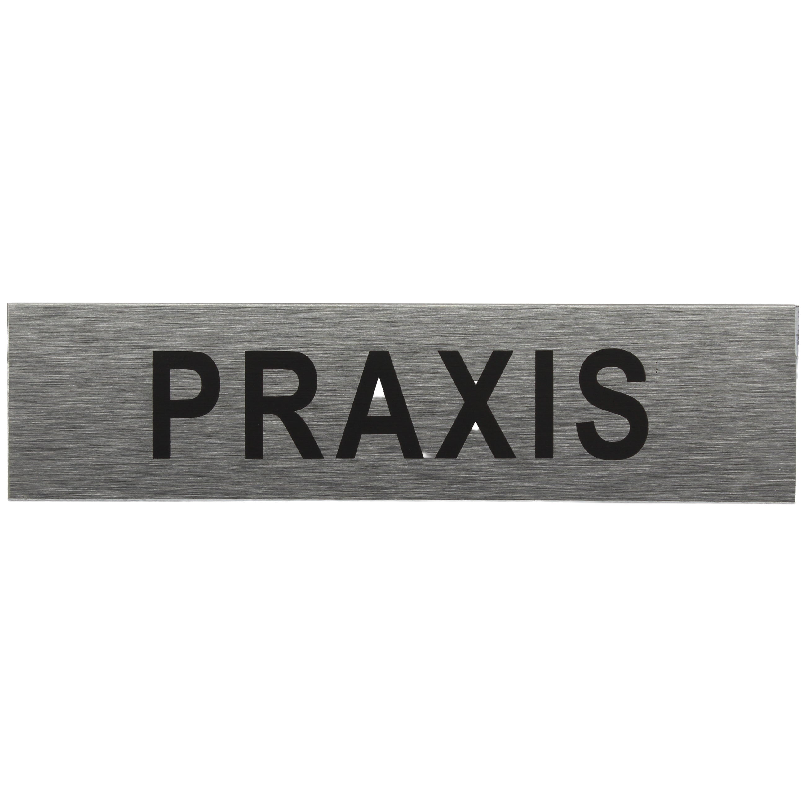 ALU-SCHILD "PRAXIS" Alu-Schilder Hinweise SEILFLECHTER Tauwerk GmbH 