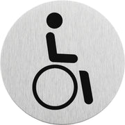 ALU-SCHILD "ROLLSTUHLFAHRER" Alu-Schilder Hinweise SEILFLECHTER Tauwerk GmbH 