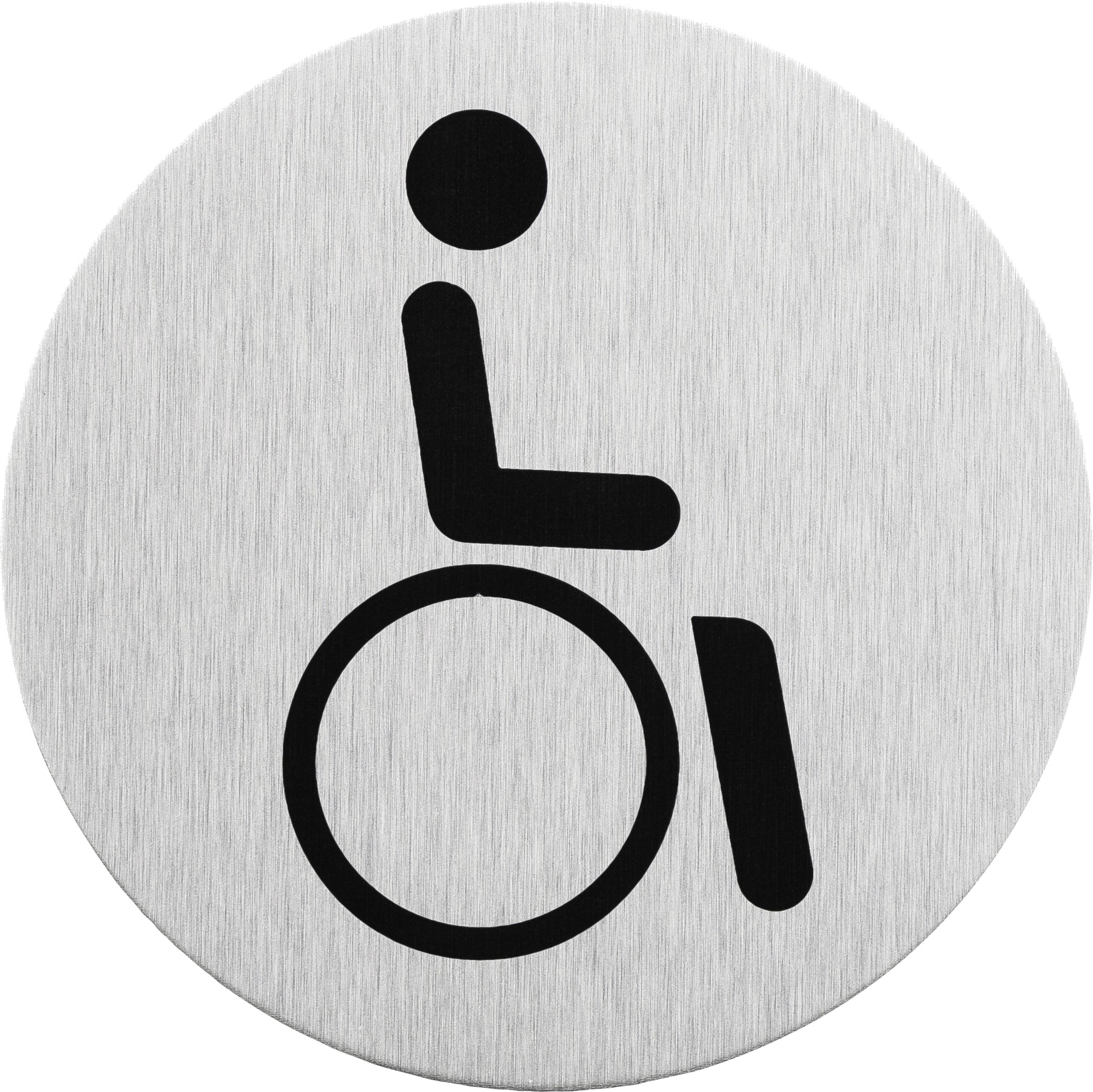 ALU-SCHILD "ROLLSTUHLFAHRER" Alu-Schilder Hinweise SEILFLECHTER Tauwerk GmbH 