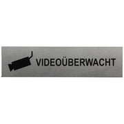 ALU-SCHILD "VIDEOÜBERWACHT" Alu-Schilder Hinweise SEILFLECHTER Tauwerk GmbH 