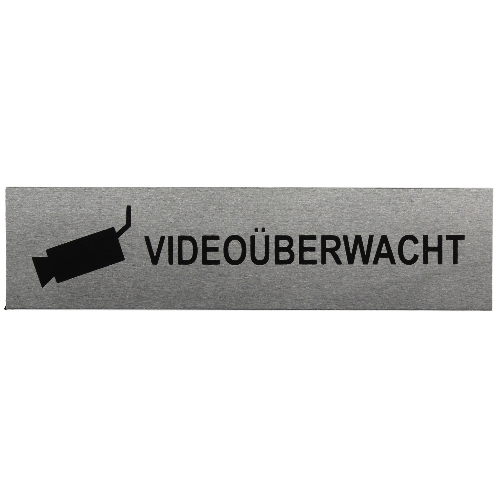 ALU-SCHILD "VIDEOÜBERWACHT" Alu-Schilder Hinweise SEILFLECHTER Tauwerk GmbH 