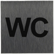 ALU-SCHILD "WC" Alu-Schilder Hinweise SEILFLECHTER Tauwerk GmbH 