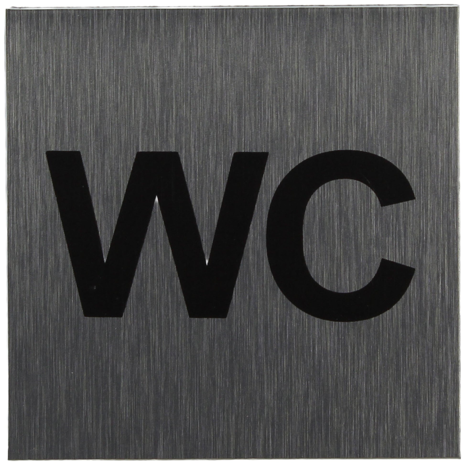 ALU-SCHILD "WC" Alu-Schilder Hinweise SEILFLECHTER Tauwerk GmbH 