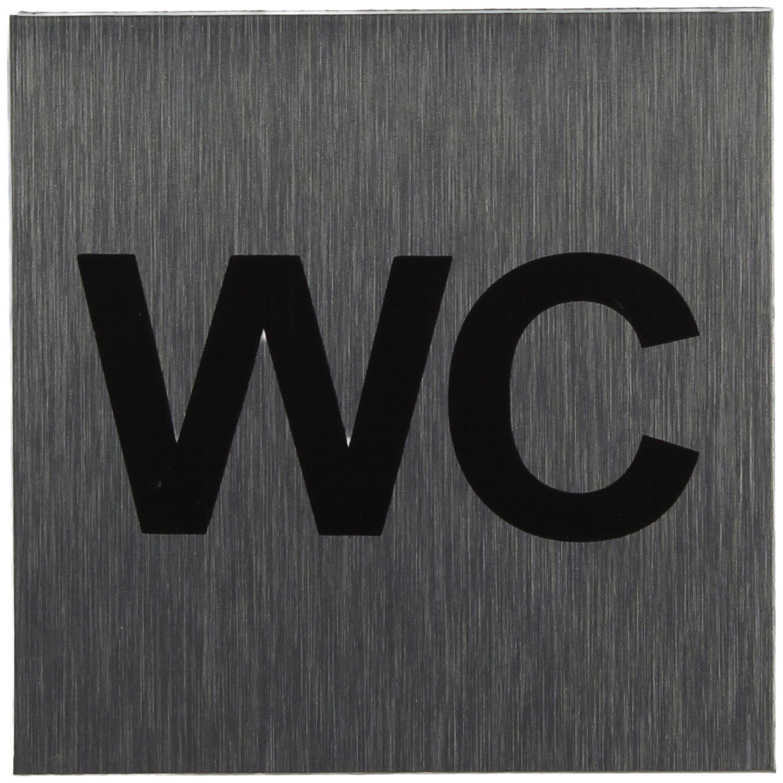 ALU-SCHILD "WC" Alu-Schilder Hinweise SEILFLECHTER Tauwerk GmbH 