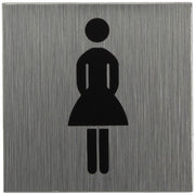 ALU-SCHILD "WC FRAUEN" Alu-Schilder Hinweise SEILFLECHTER Tauwerk GmbH 