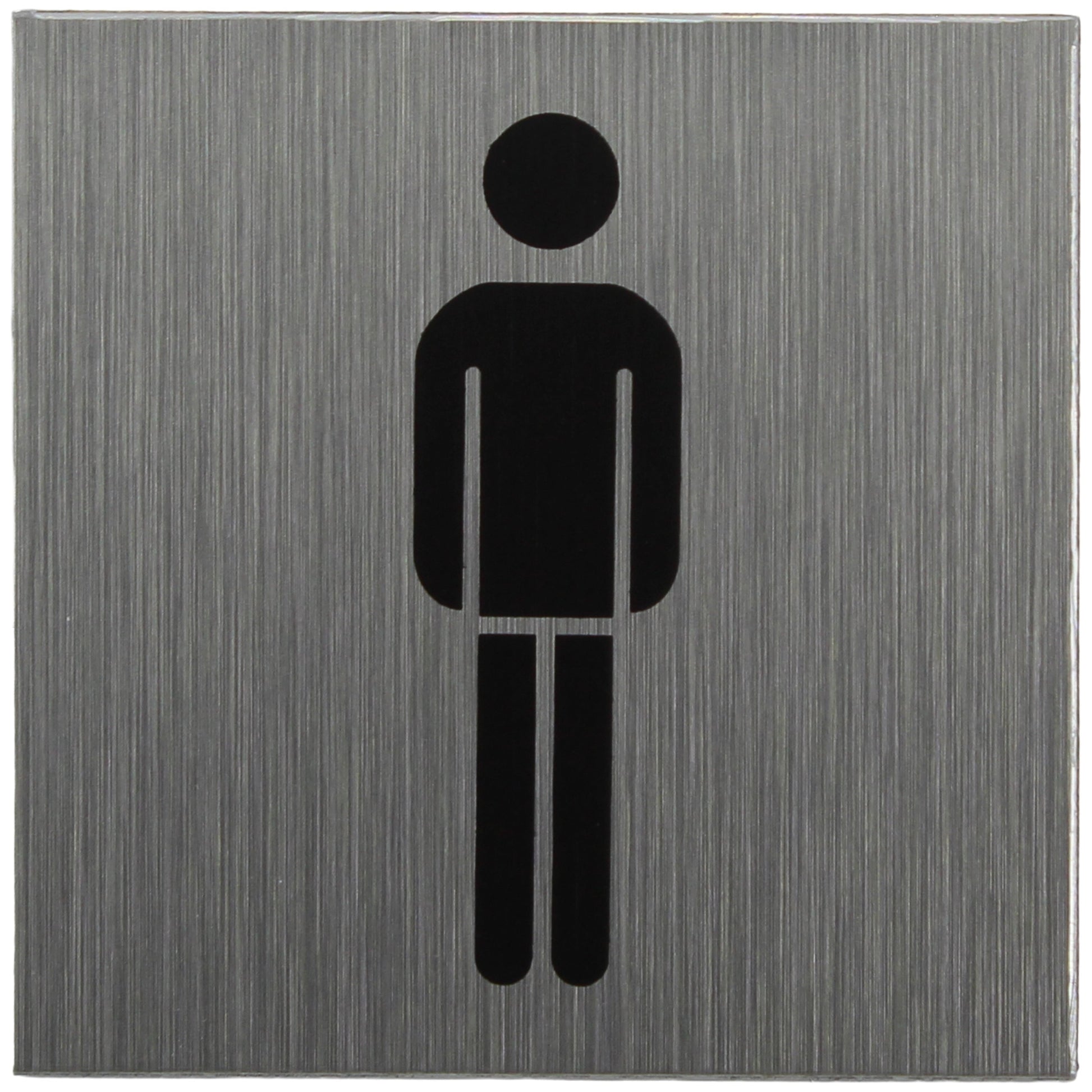 ALU-SCHILD "WC MÄNNER" Alu-Schilder Hinweise SEILFLECHTER Tauwerk GmbH 