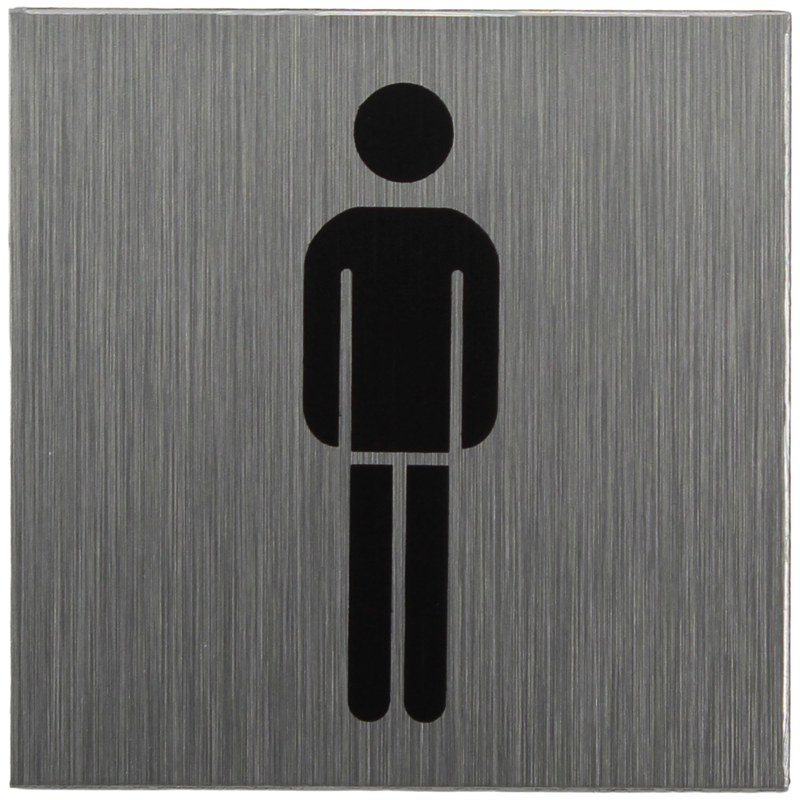 ALU-SCHILD "WC MÄNNER" Alu-Schilder Hinweise SEILFLECHTER Tauwerk GmbH 