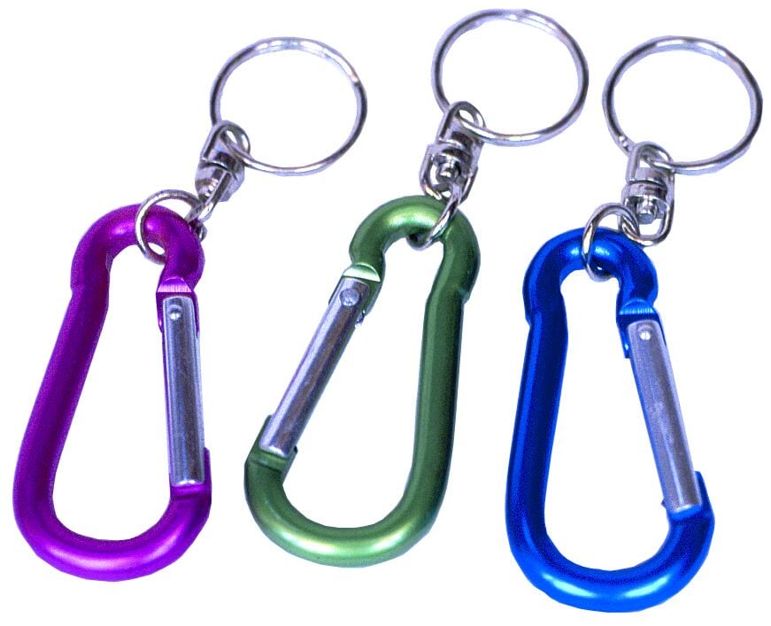 Aluminium Karabiner bunt Karabiner Seilflechter 