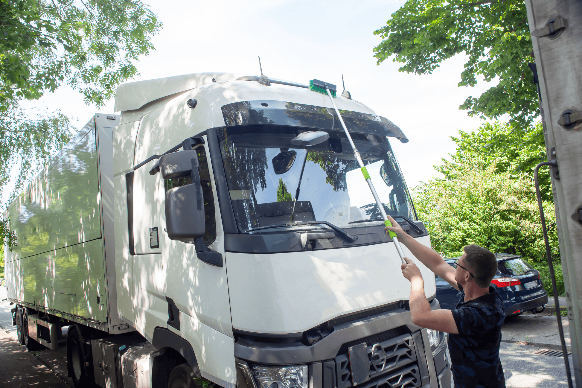 Aluminium-Teleskopwaschbürste Seilflechter Tauwerk GmbH 