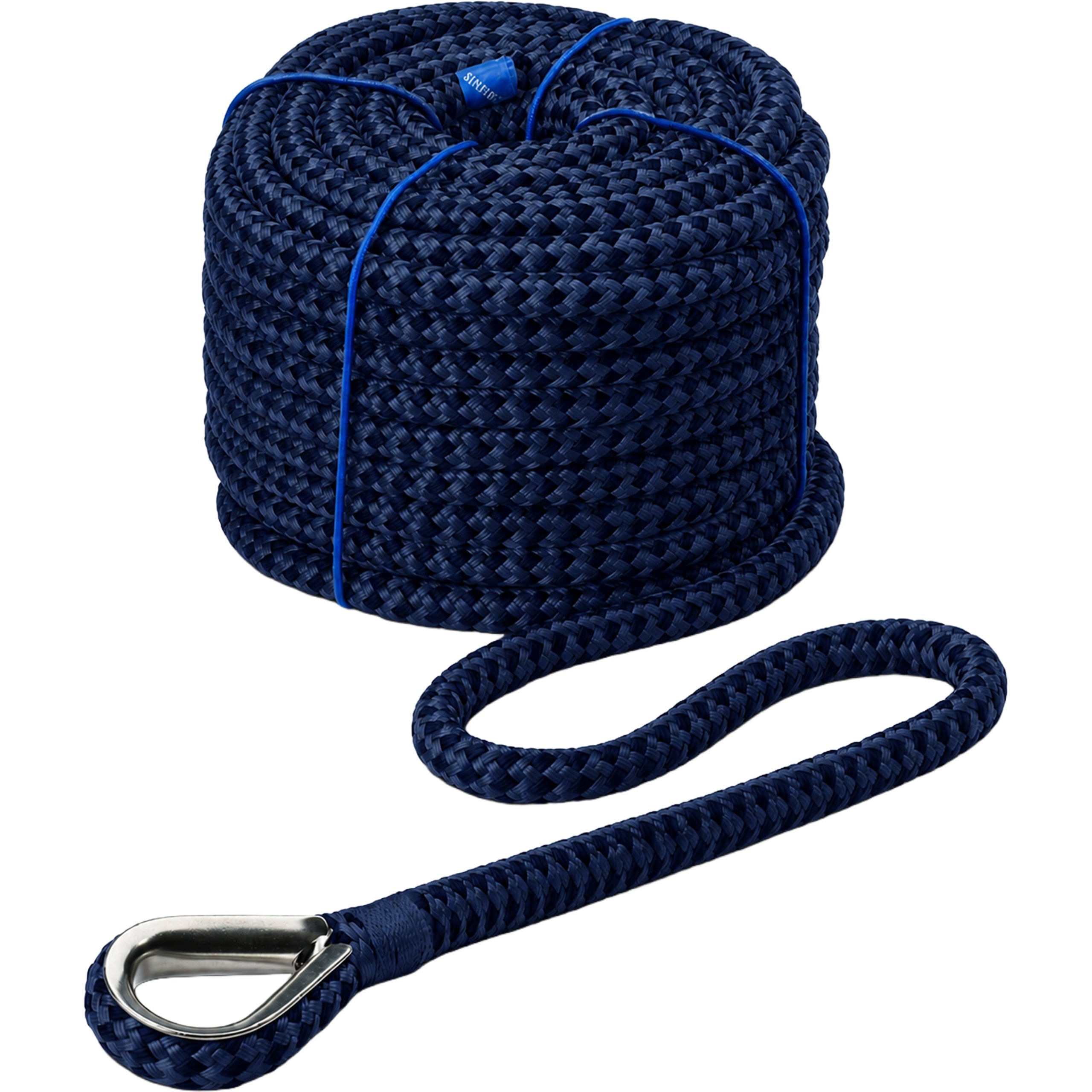 Ankerleine Taifun® 30 Meter Ankern und Festmachen Seilflechter Tauwerk GmbH 10 Millimeter Navyblau 