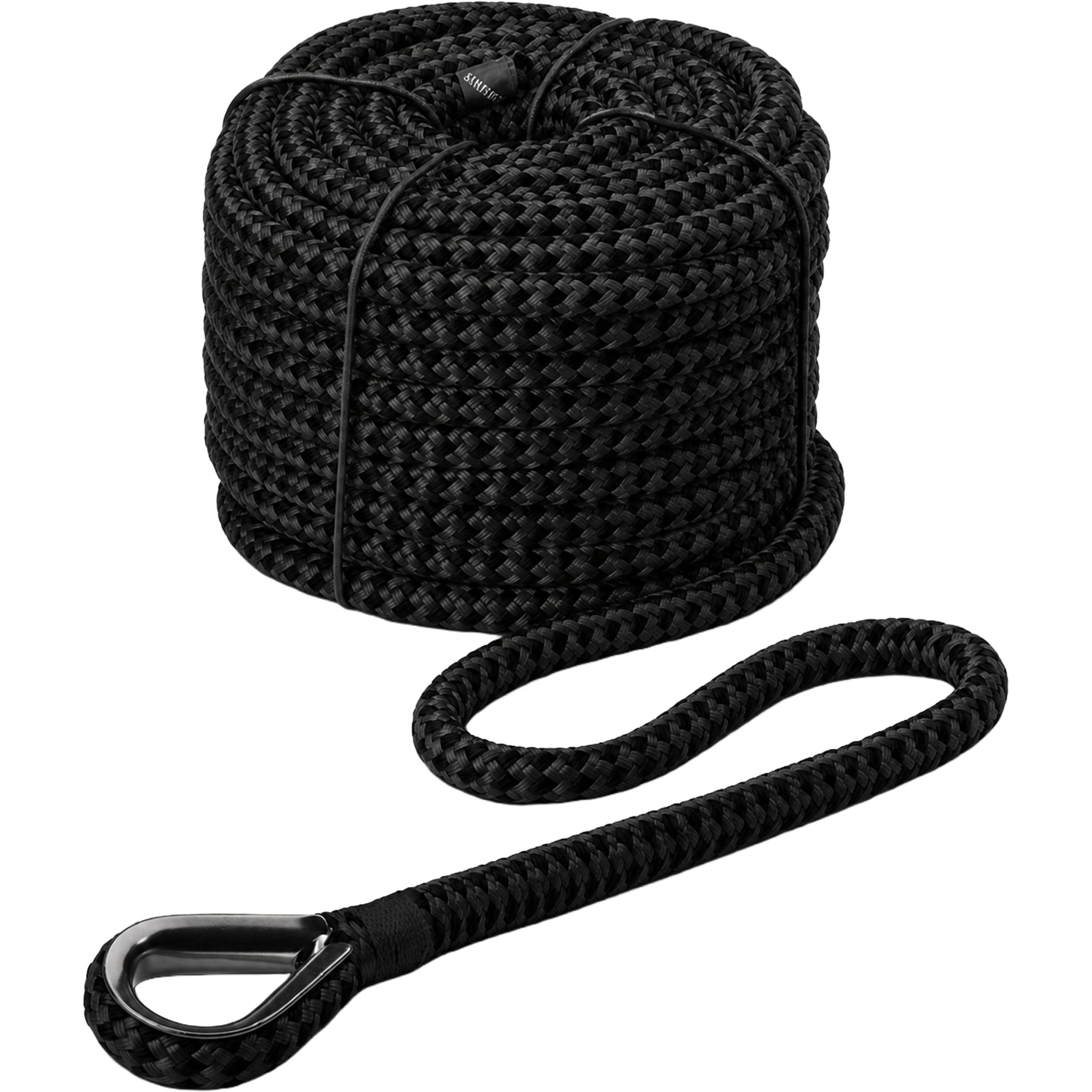 Ankerleine Taifun® 30 Meter Ankern und Festmachen Seilflechter Tauwerk GmbH 10 Millimeter Schwarz 