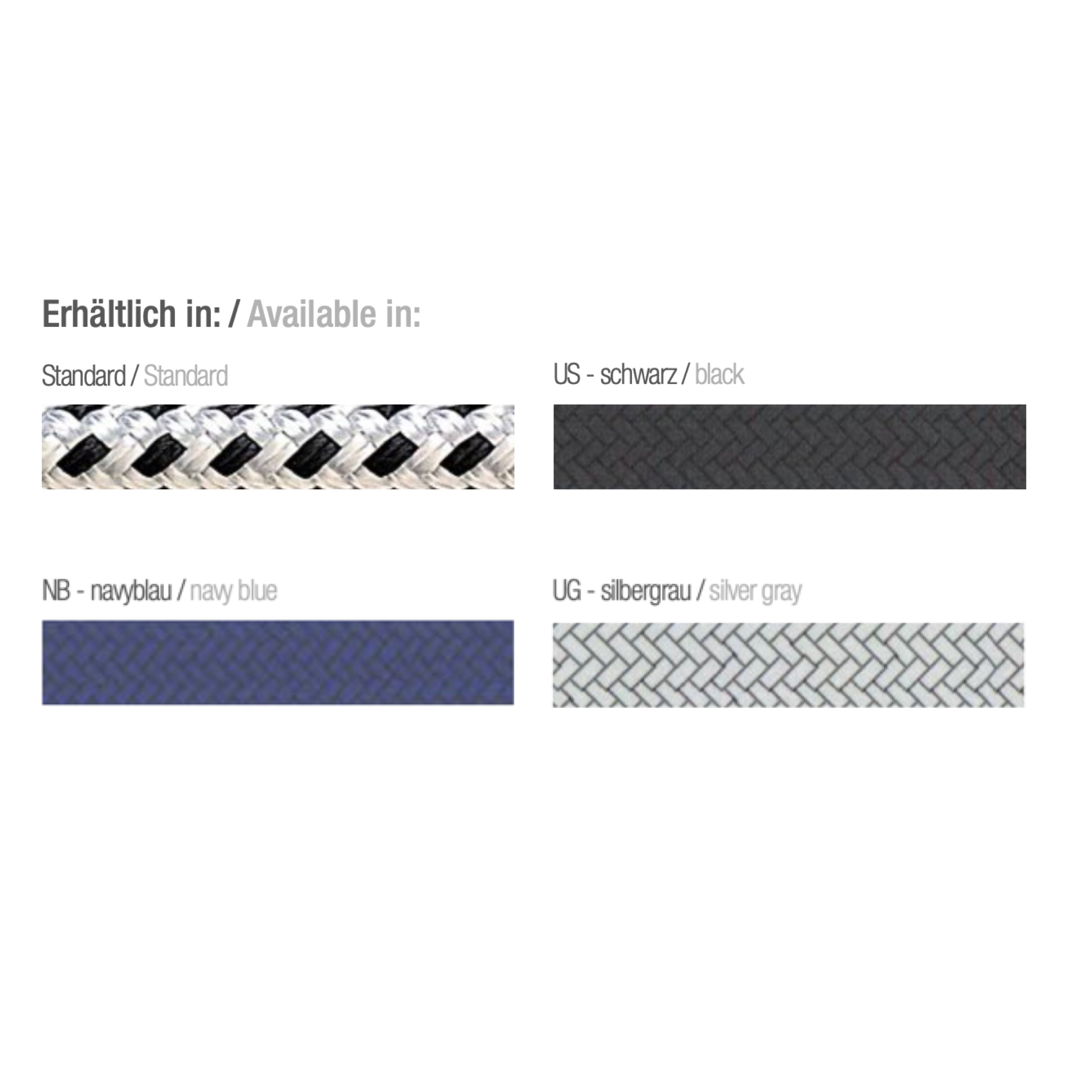 Ankerset | Klappanker + Taifun® Ankerleine | verschiedene Farben Ankern und Festmachen Seilflechter Tauwerk GmbH 