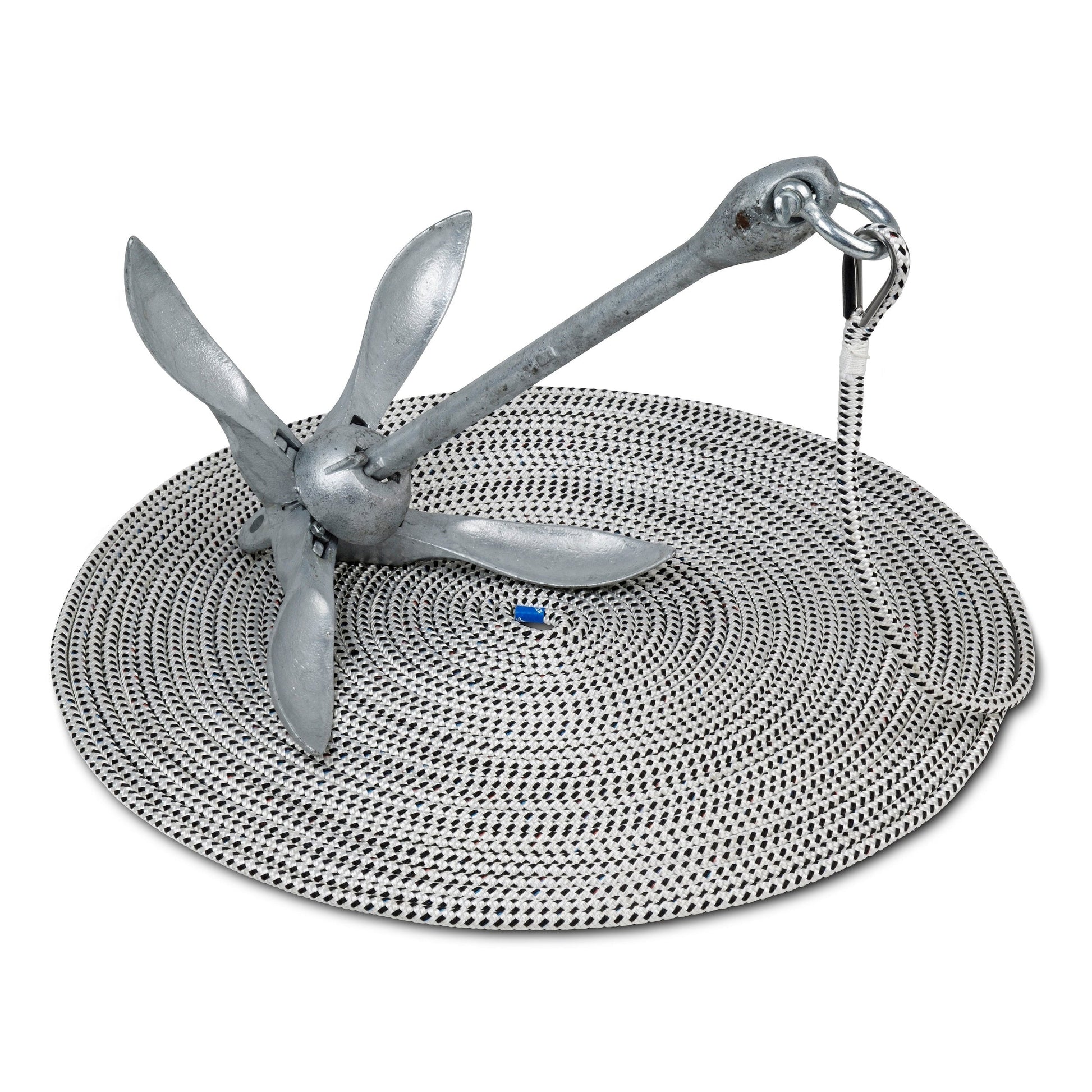 Ankerset mit Klappanker + Taifun® Ankerleine Ankern und Festmachen Seilflechter 