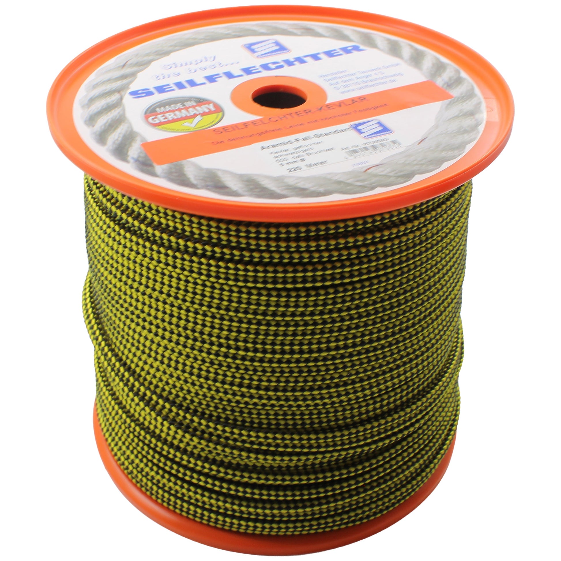 Aramid-Fall-Standard Ø 5 mm Aramid-Fallen Seilflechter Tauwerk GmbH 