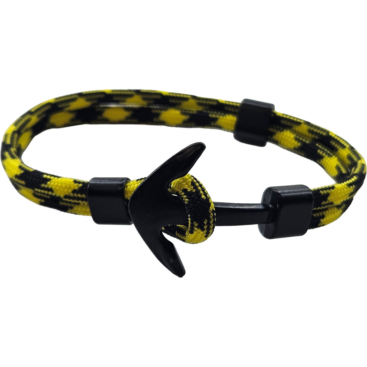 Armband Anker | Tau Armbänder SEILFLECHTER Schwarz-Gelb 