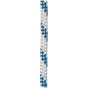 ATLANTIK® WINSCHENSCHOT COMPAKT 5 MM, WEIß MIT BLAUEN TUPFEN, METERWARE, Atlantik Winschenschoten SEILFLECHTER Tauwerk GmbH 