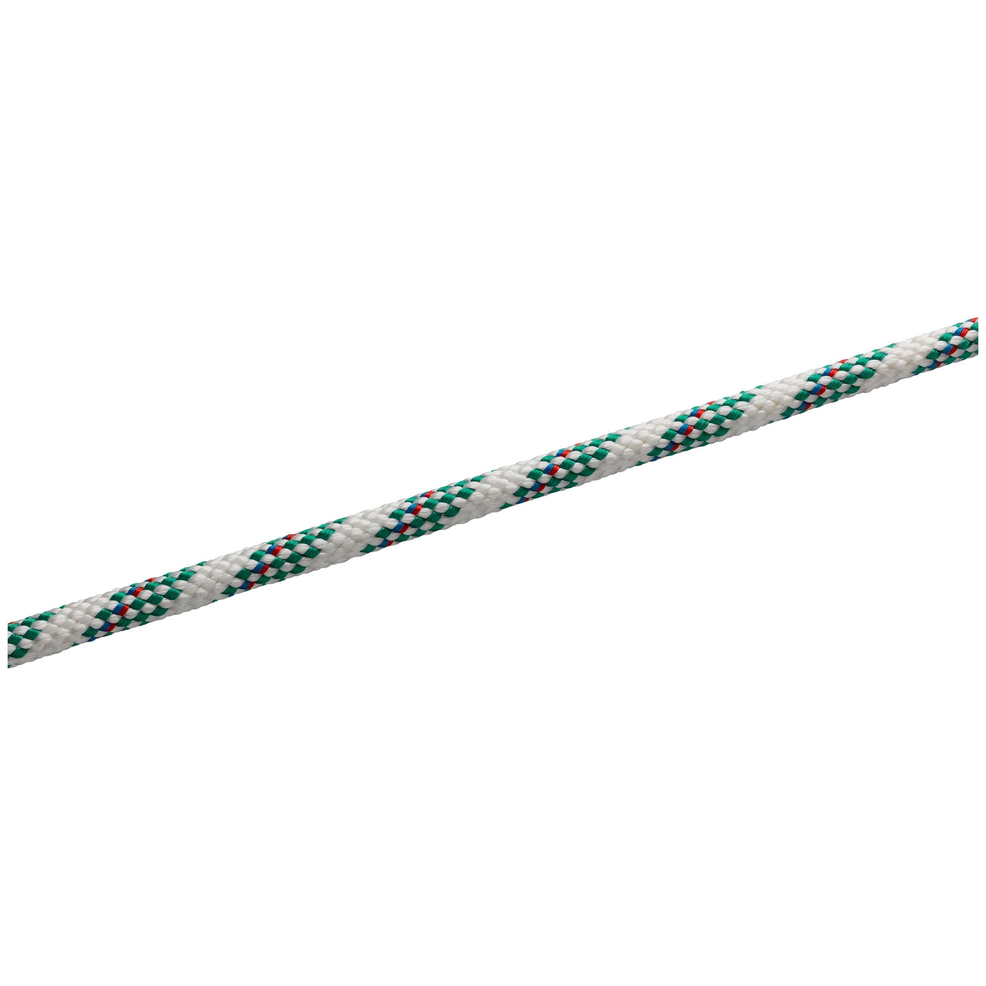 ATLANTIK® WINSCHENSCHOT "PLUS" 8 MM, WEIß TUPFEN GRÜNEN, METERWARE, Atlantik Winschenschoten SEILFLECHTER Tauwerk GmbH 