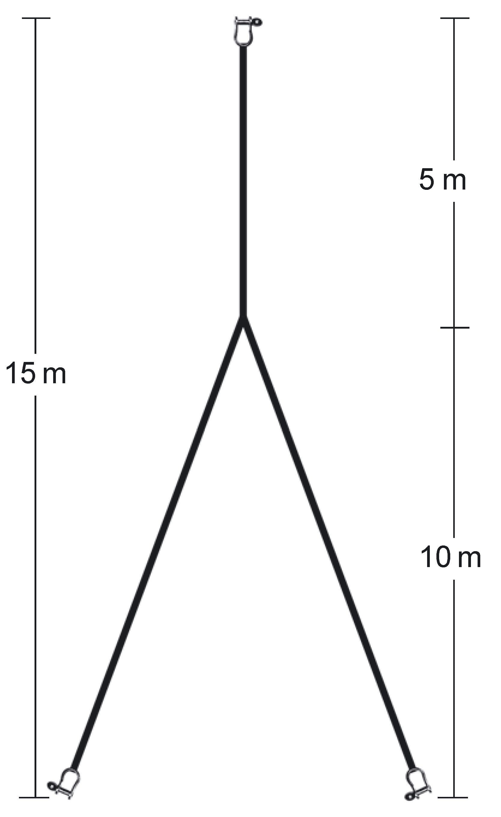 Atlantik® Y-Sicherheitslaufleine Sicherheitslaufleinen Seilflechter 