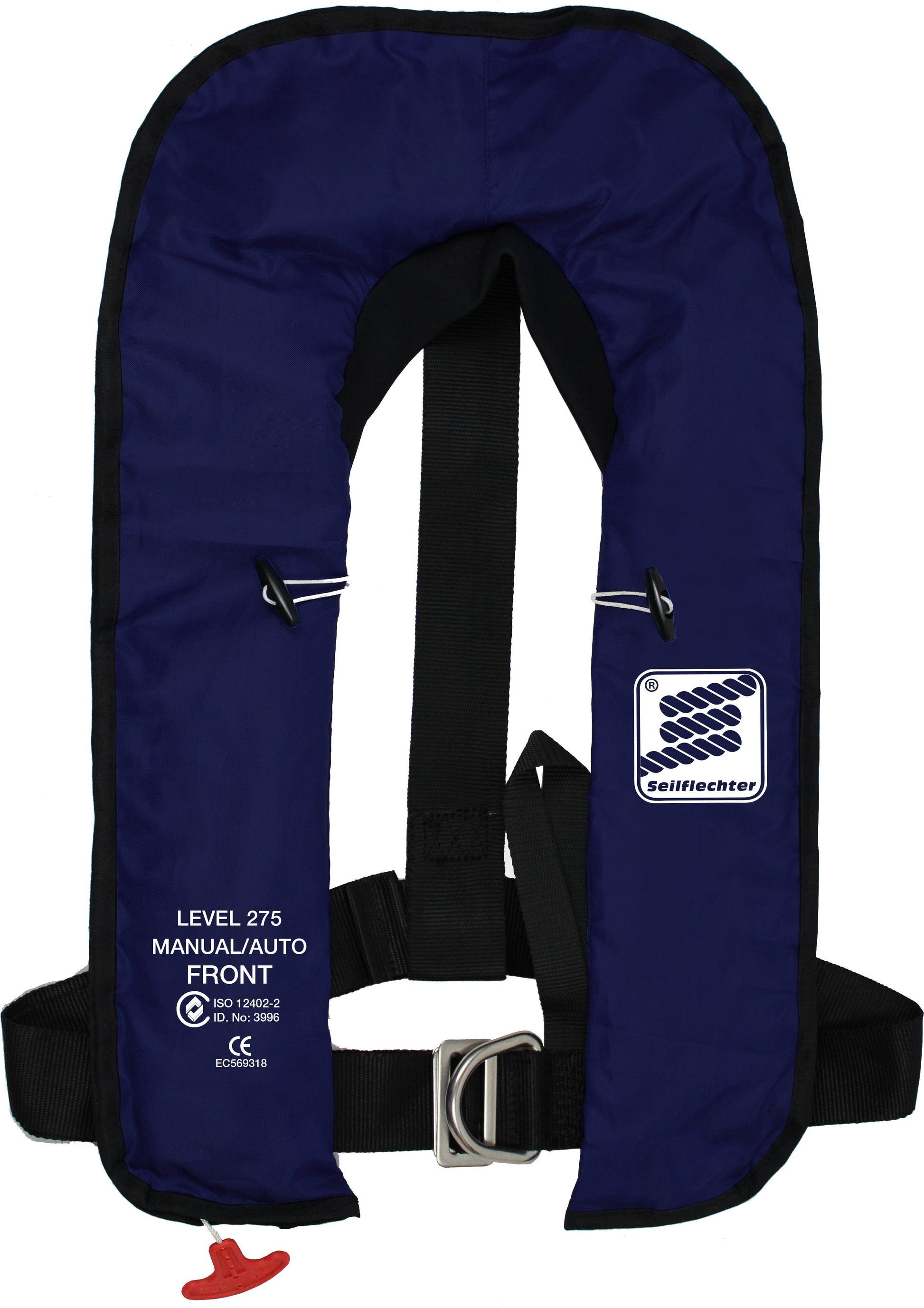 AUTOMATIK RETTUNGSWESTE 275 N ISO 12402-2, MIT LIFEBELT Automatik Rettungswesten SEILFLECHTER Tauwerk GmbH 