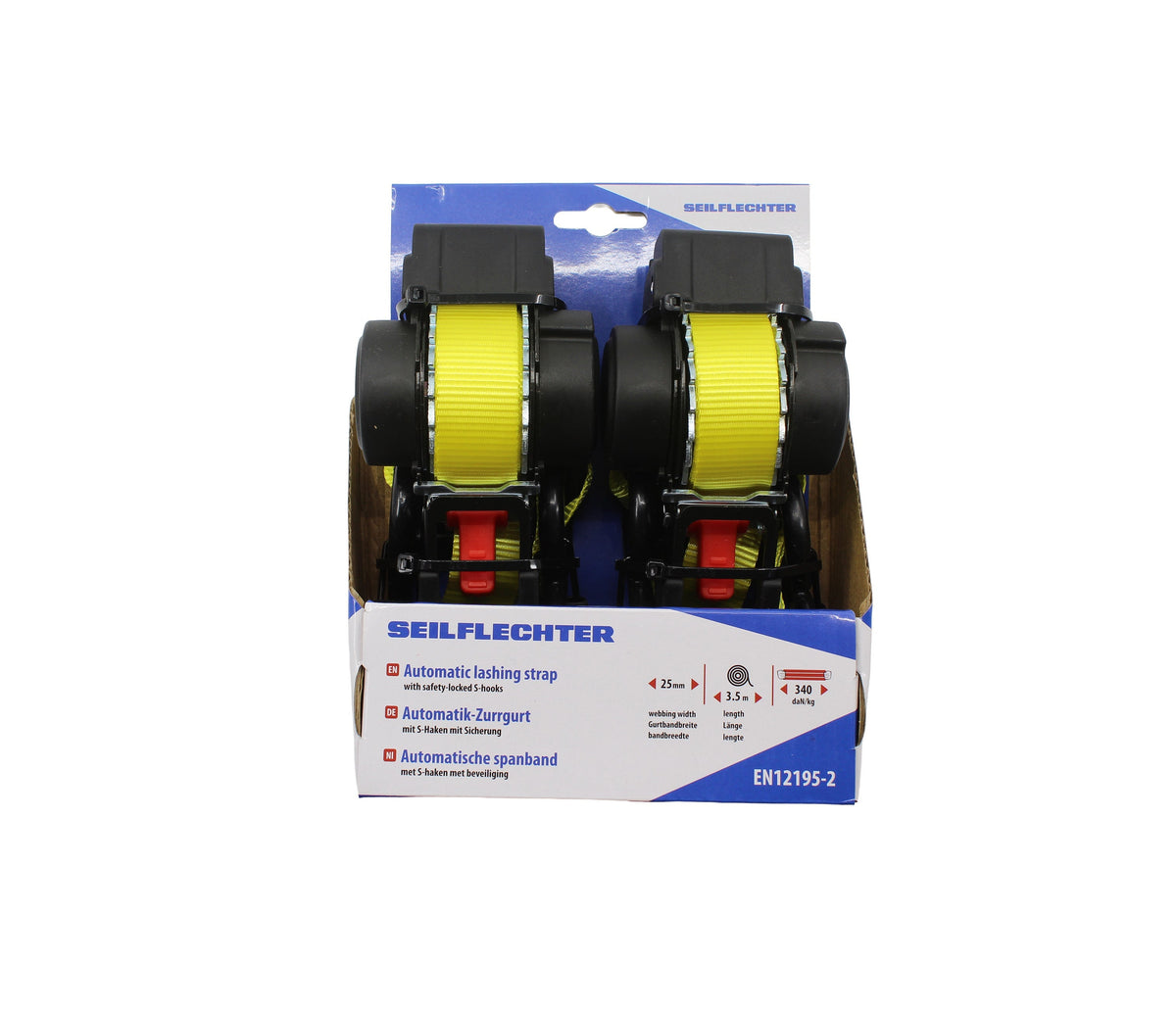 Automatik Zurrgurte | 2er Set Zurrgurte SEILFLECHTER 