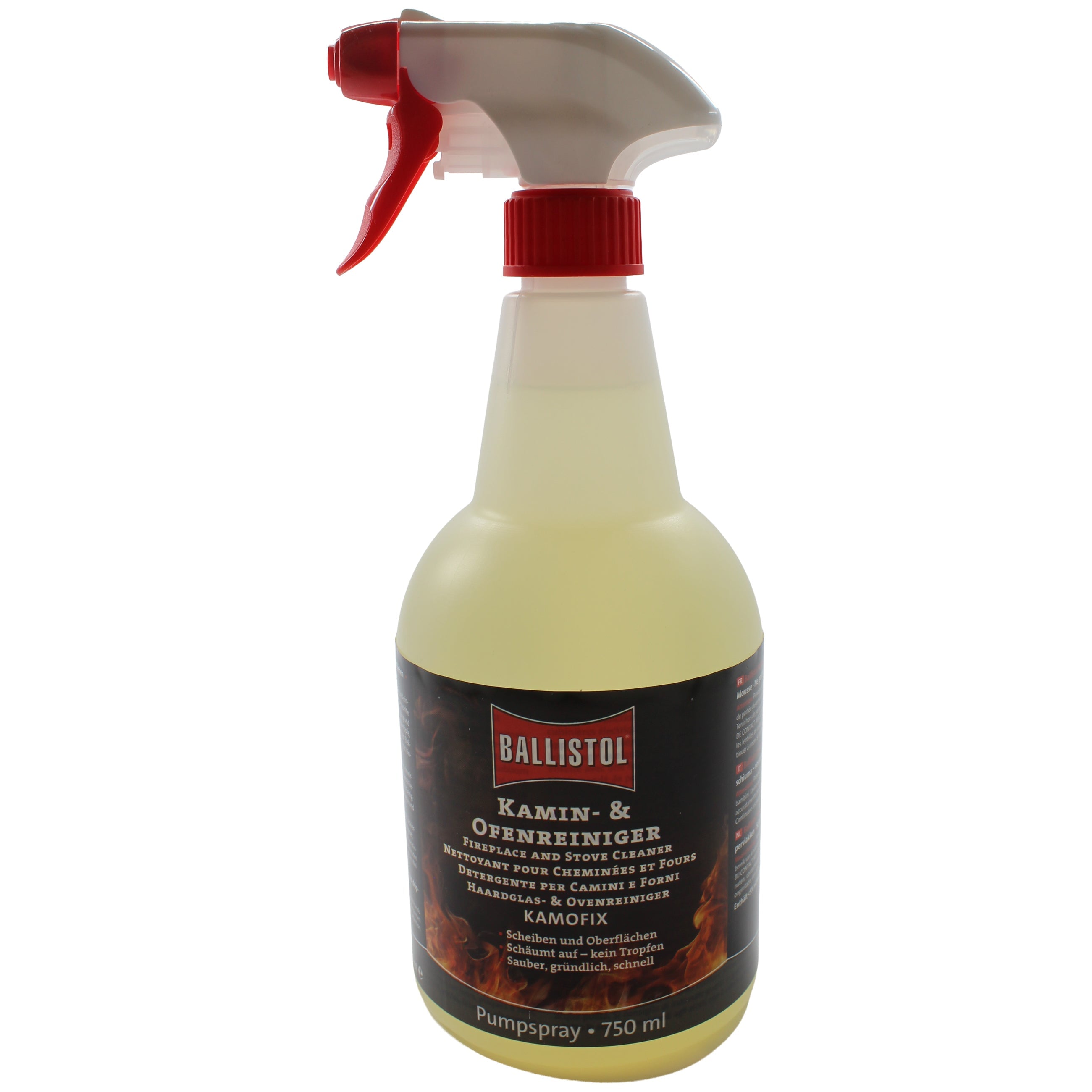 Ballistol Kamin- und Ofenreiniger Kamofix | Spray Kaminreiniger Seilflechter Tauwerk GmbH 