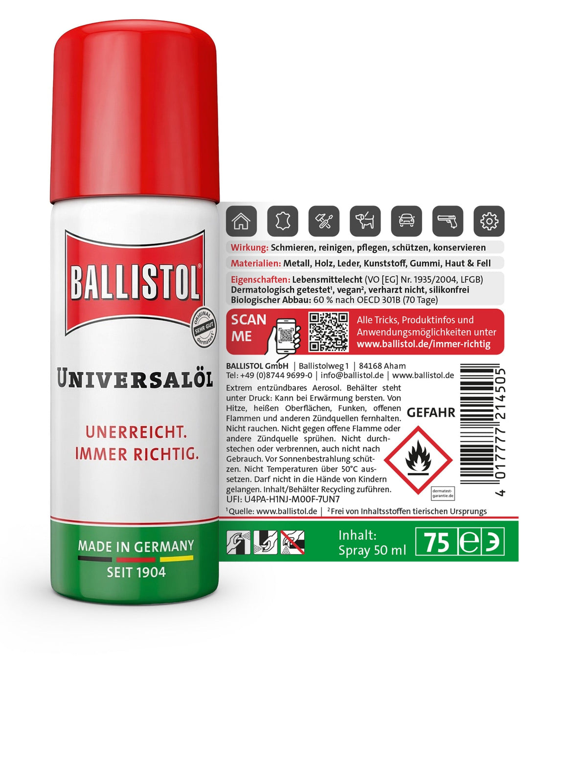 Ballistol Universalöl 50ml | Spray Öle und Schmiermittel Ballistol 