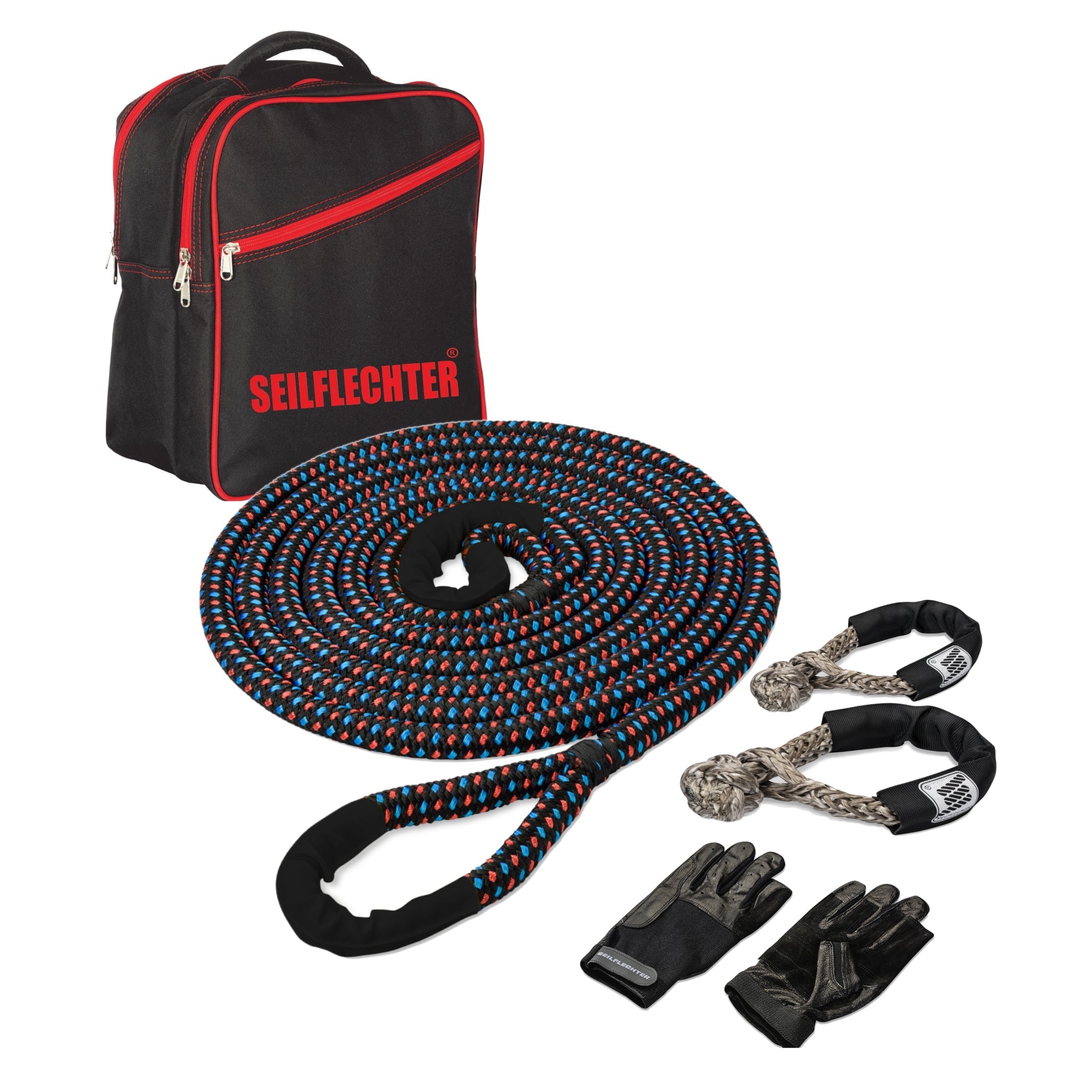 Bergeset für Fahrzeuge ohne Winde bis 4,5t Bergesets Seilflechter 