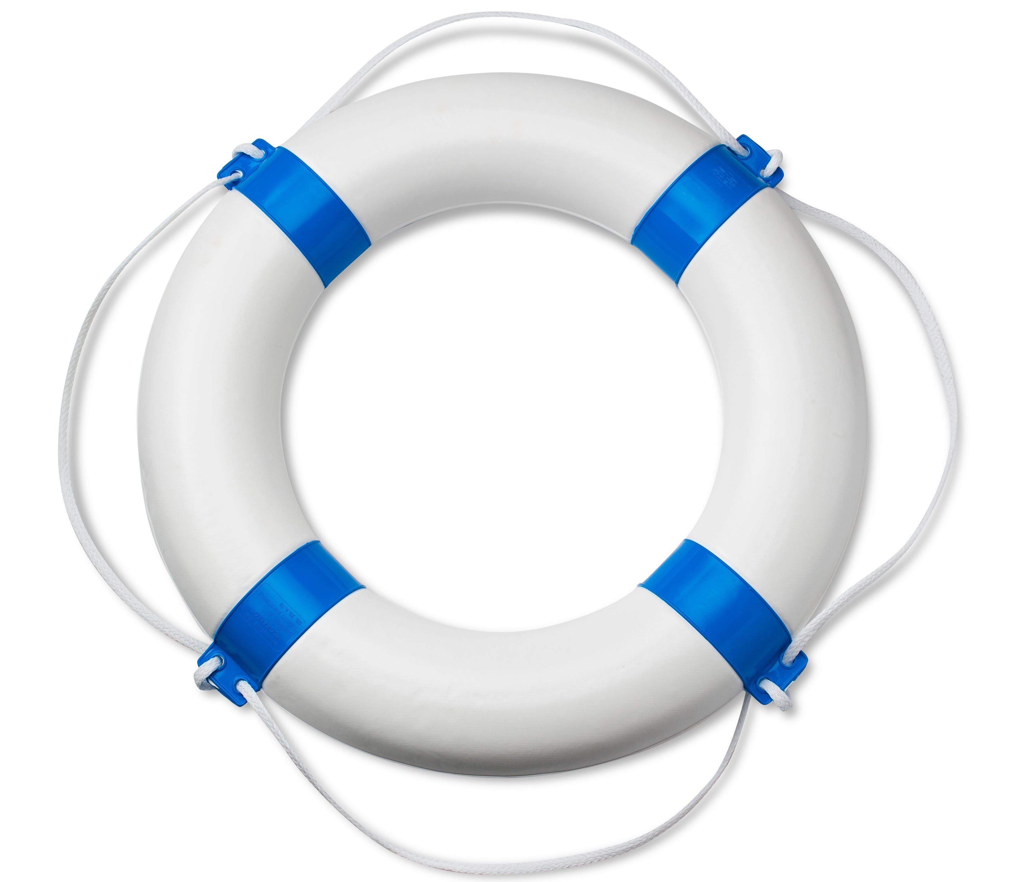 Bootsring Bootsringe Seilflechter 600 Millimeter Weiß / Blau 