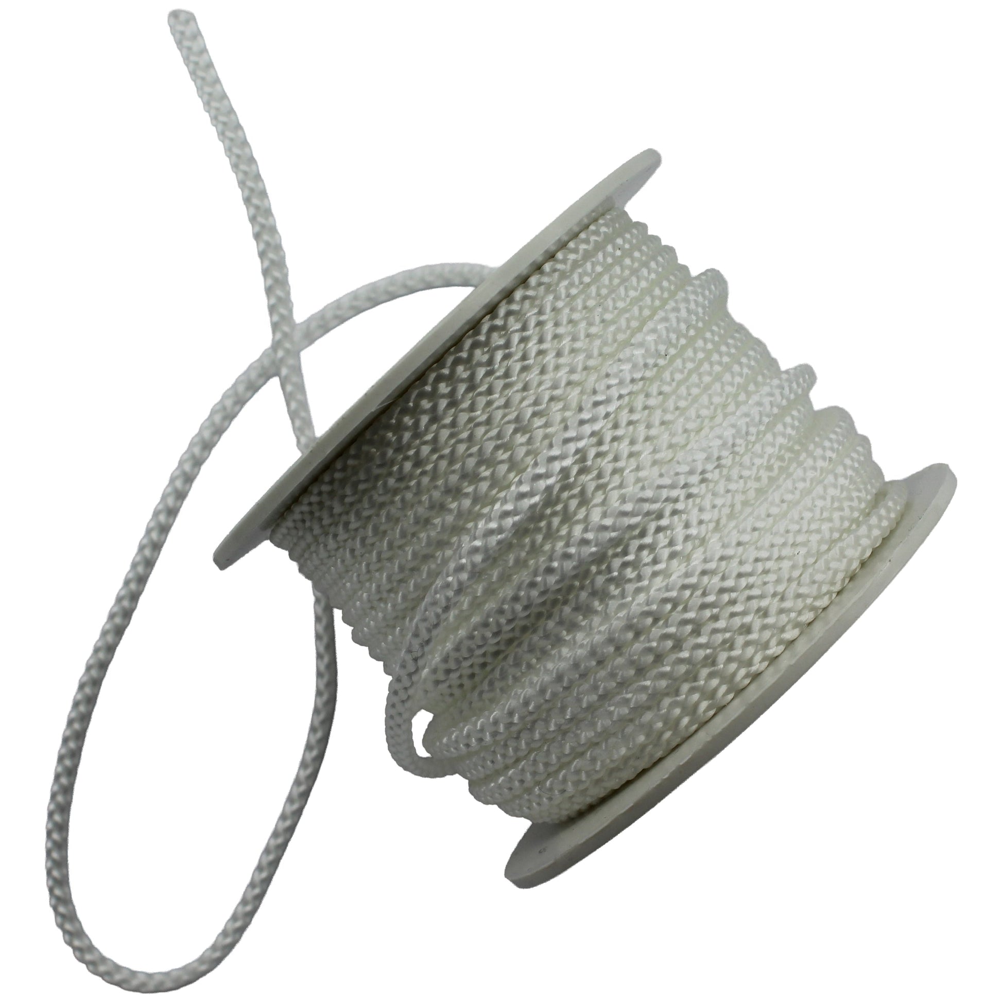 FIBRON®LEINE GEFL. WEISS 3 MM, 20 METER AUF SPULE Fibron SEILFLECHTER Tauwerk GmbH 