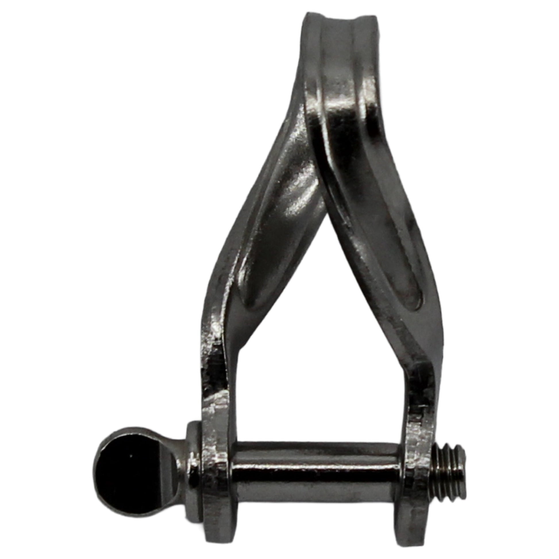 Flachschäkel gedreht V4A/AISI 316 Schäkel Seilflechter 4 mm 