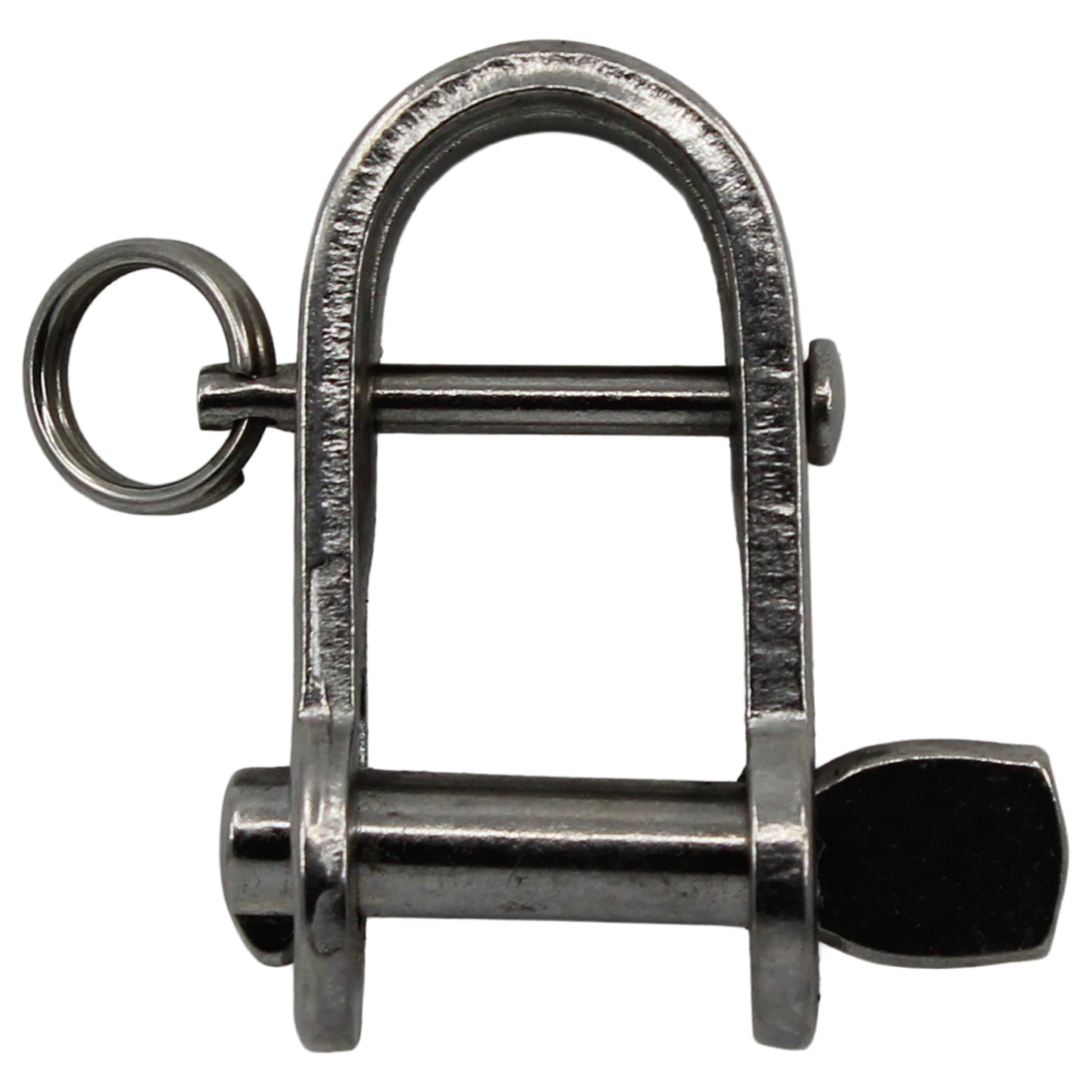 Flachschäkel mit Steg Edelstahl V4A/316 Schäkel Seilflechter 6 mm 