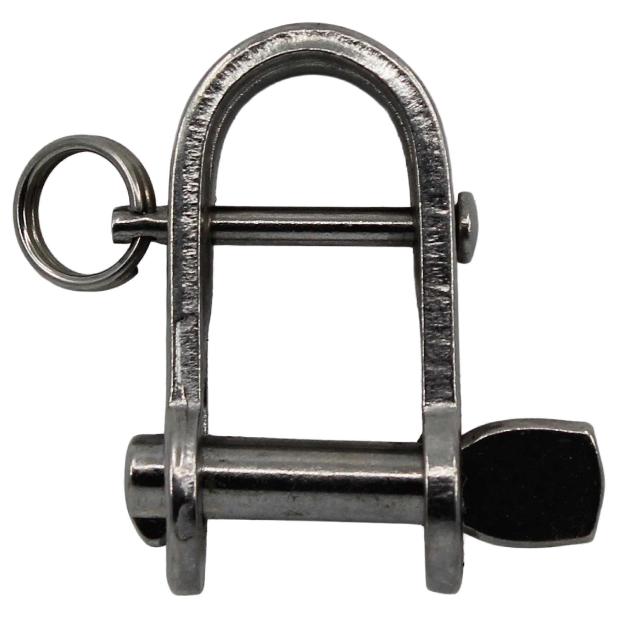 Flachschäkel mit Steg Edelstahl V4A/316 Schäkel Seilflechter 6 mm 