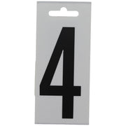 FOLIENZEICHEN "4" Folienzeichen Zahlen SEILFLECHTER Tauwerk GmbH 