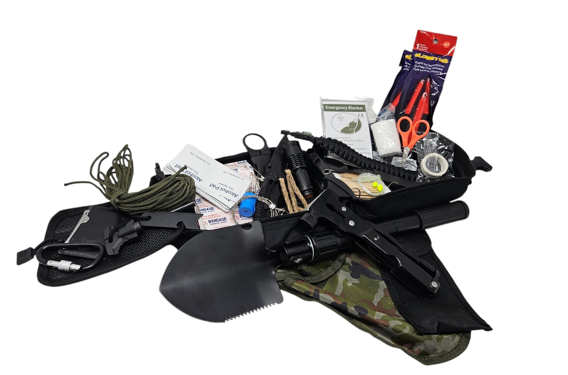 Großes Survival Kit / Erste Hilfe, Camping und vieles mehr Survival Kits Seilflechter 
