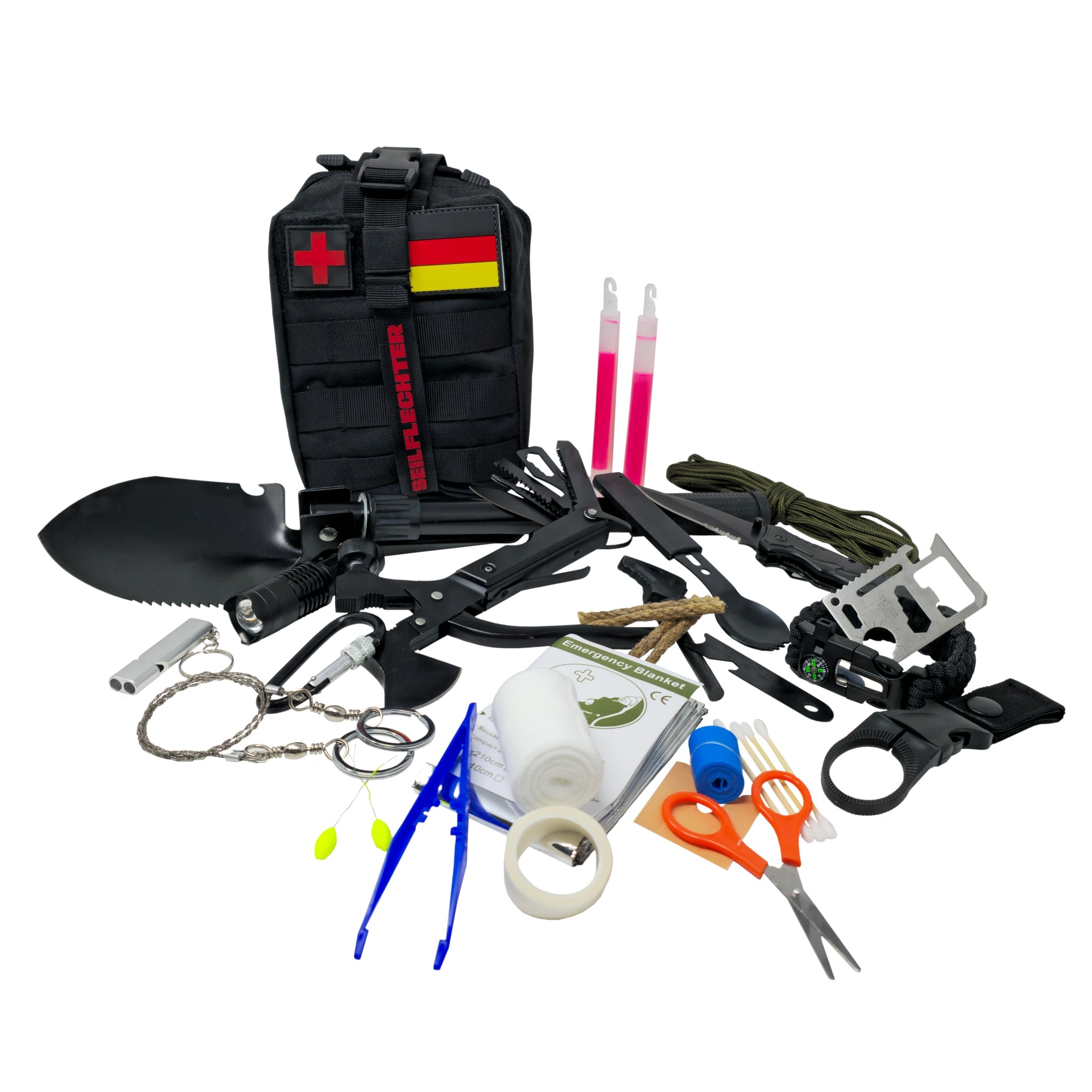 Großes Survival Kit / Erste Hilfe, Camping und vieles mehr Survival Kits Seilflechter Tauwerk GmbH 