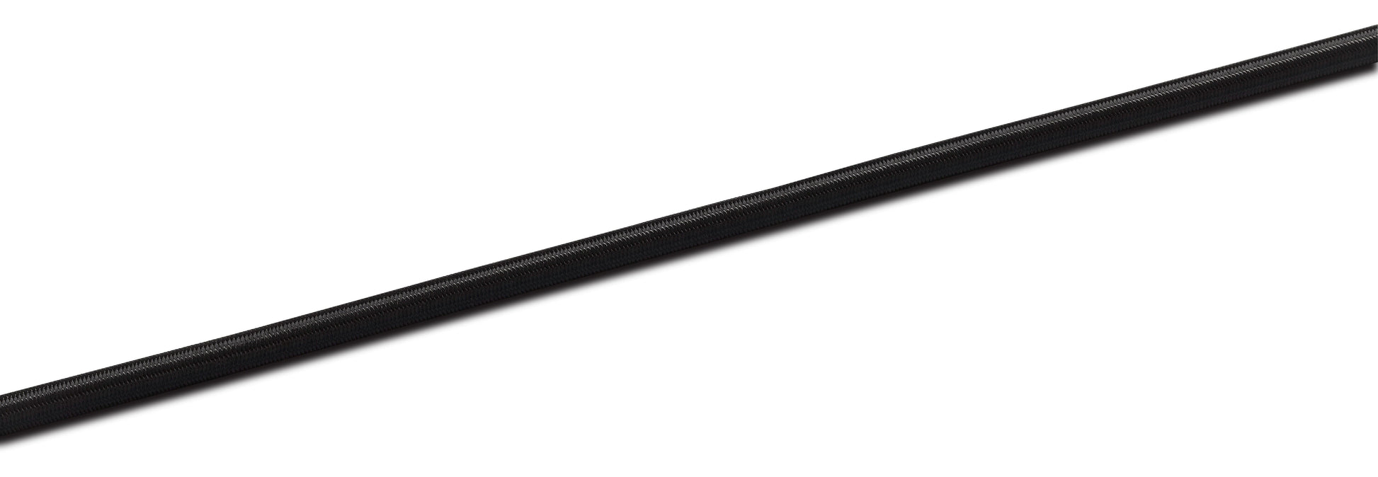 GUMMISEIL PES UMMANTELT 6 MM, SCHWARZ, METERWARE, Gummiseile SEILFLECHTER Tauwerk GmbH 