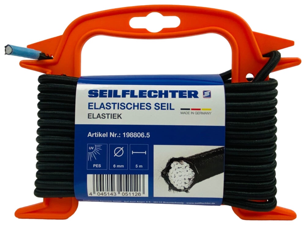 Gummiseil schwarz Gummiseile Seilflechter 