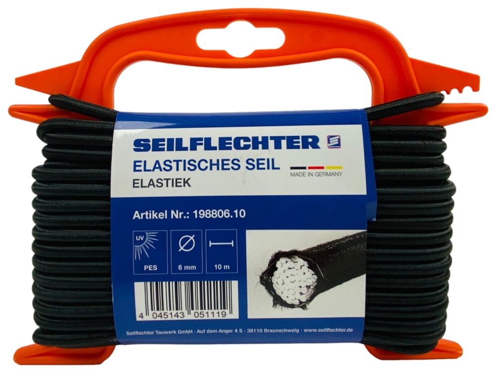 Gummiseil schwarz Gummiseile Seilflechter 