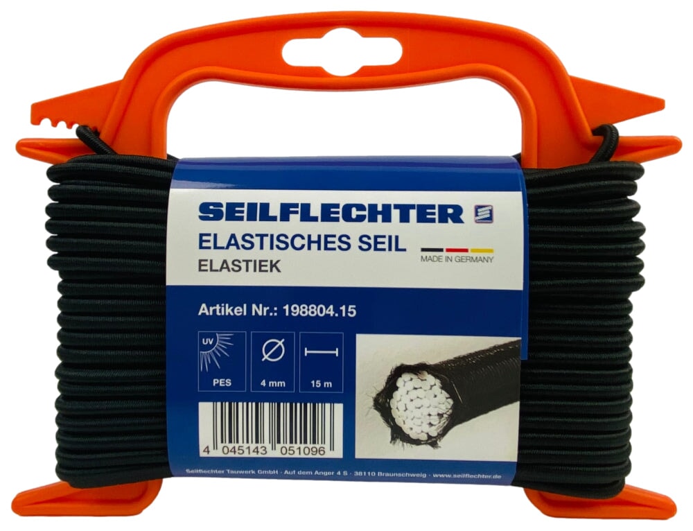 Gummiseil schwarz Gummiseile Seilflechter 