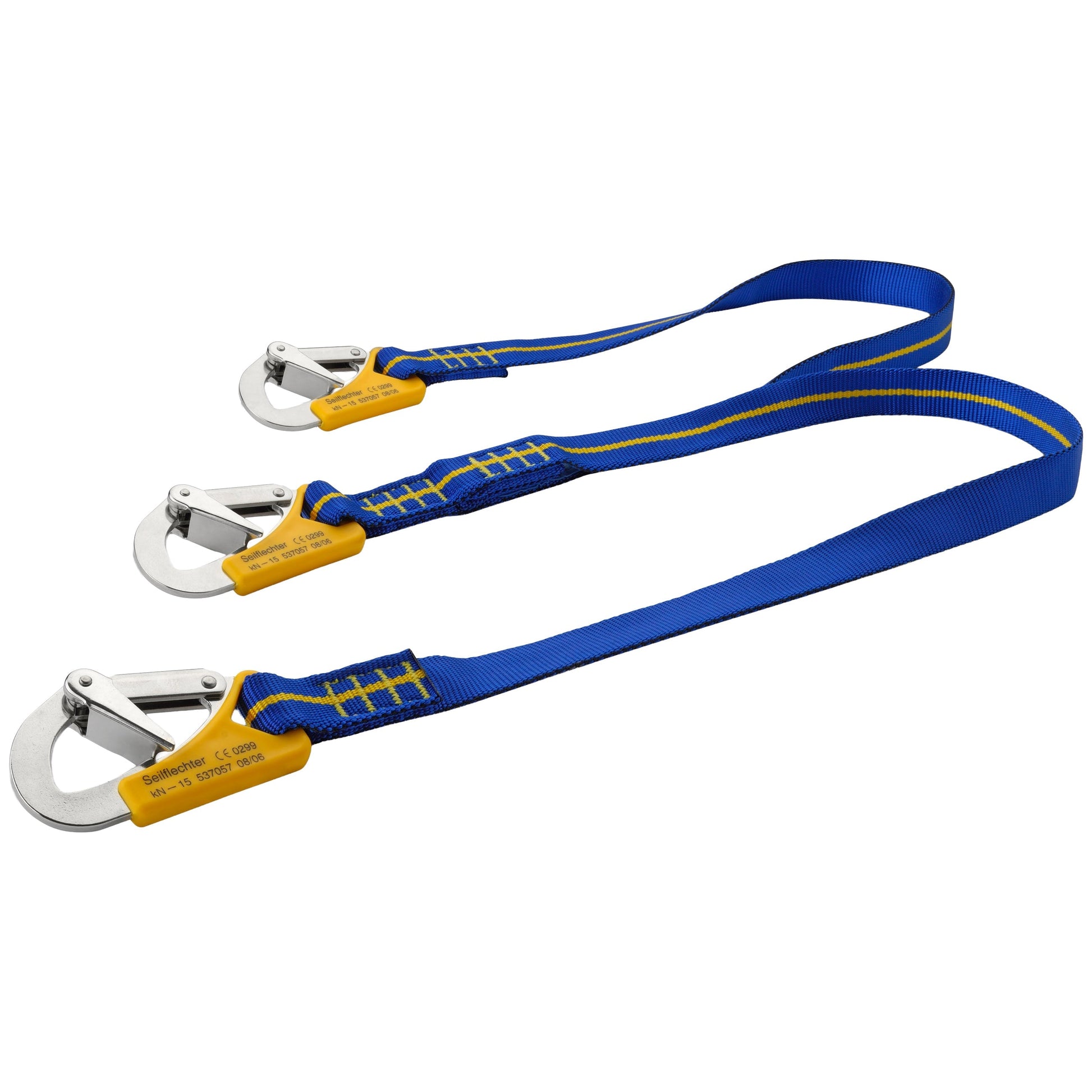 GURTLIFELINE 2 M IN ANLEHNUNG AN DIN EN ISO 12401, MIT 3 SICHERHEITSKARABINER Lifelines SEILFLECHTER Tauwerk GmbH 
