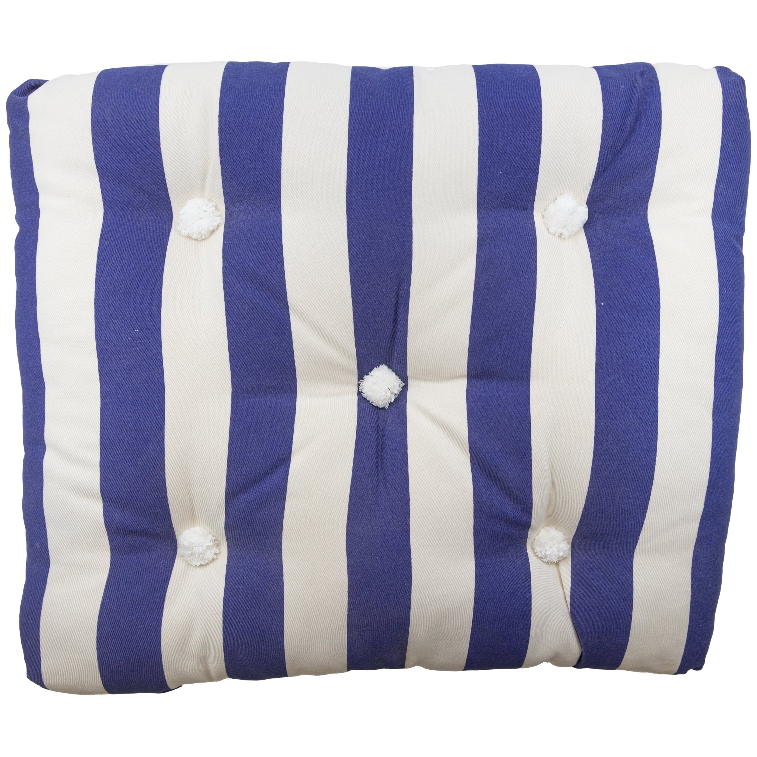 KAPOK-KISSEN EINZEL, BLAU/WEISS Kapok-Kissen einzeln SEILFLECHTER Tauwerk GmbH 