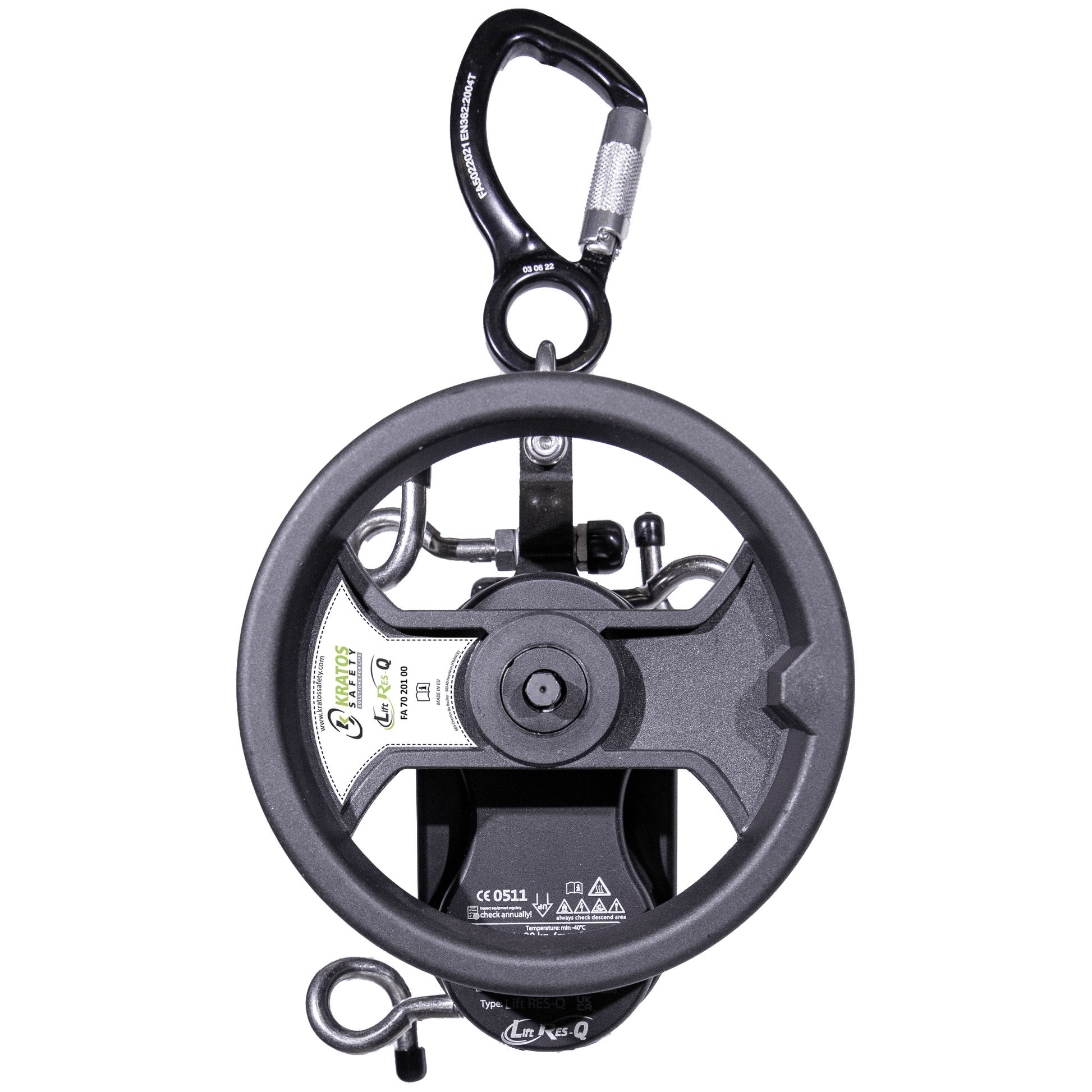 Lift-RES-Q Evakuierungs- und Rettungsgerät 40 m PSA Seilflechter 