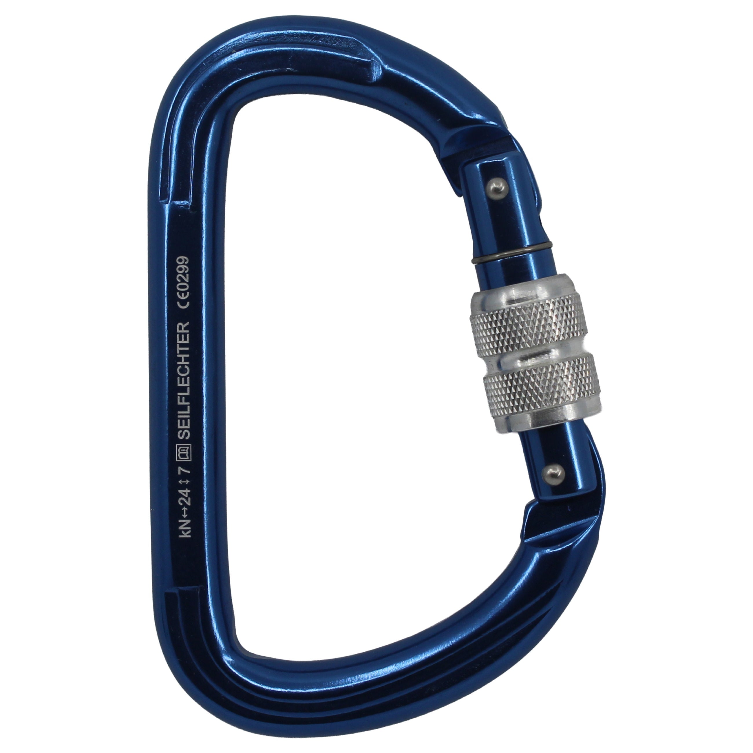 LM-BERGSTEIGER-KARABINERHAKEN, 2400 daN, MIT SCHRAUBVERSCHLUSS Karabiner SEILFLECHTER Tauwerk GmbH 