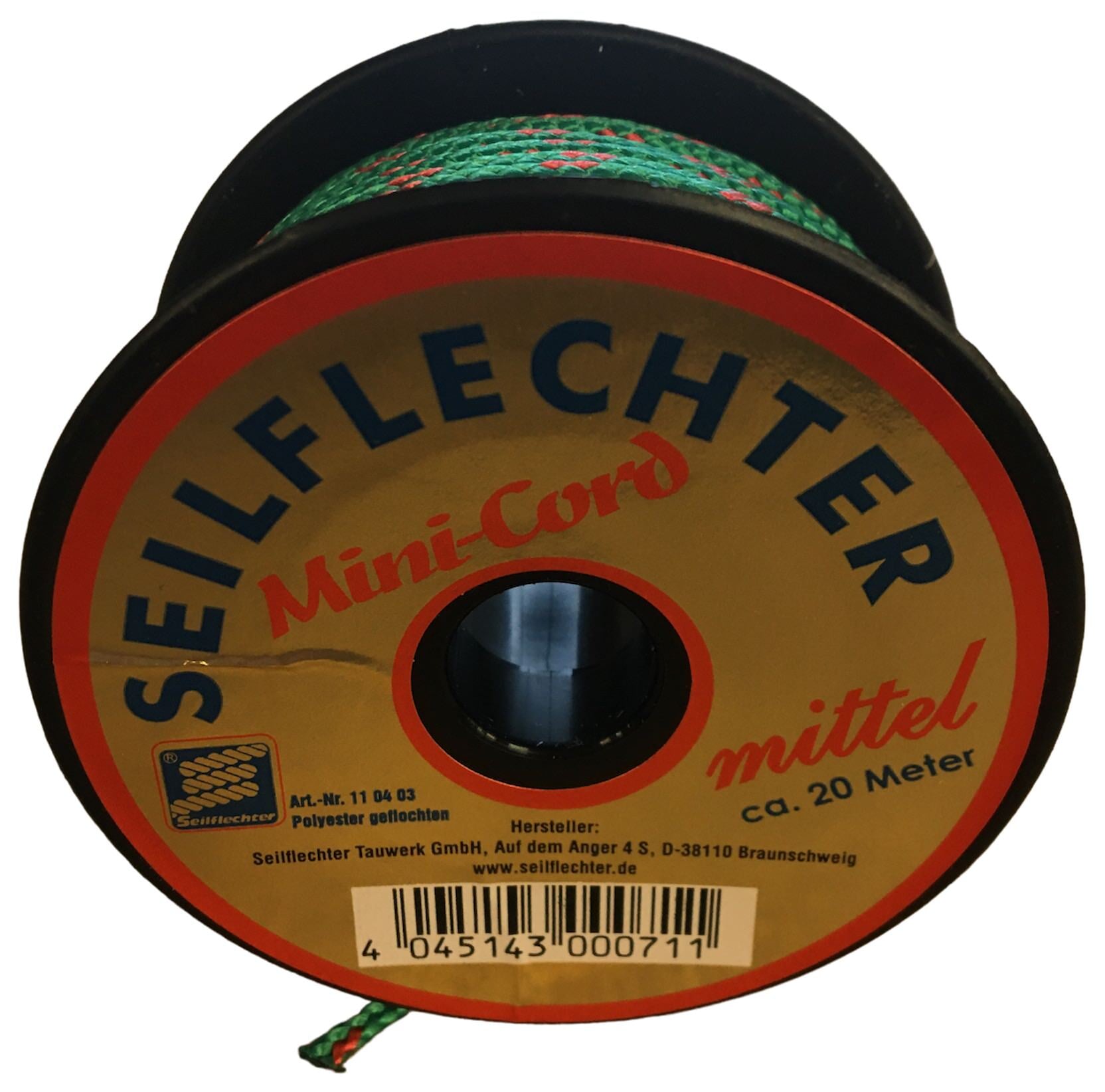 MINICORD-GEFL. PES SCHNUR 3 MM, 20 M PES SEILFLECHTER Tauwerk GmbH 