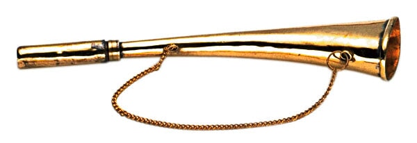 Nebelhorn aus Messing Nebelhörner Seilflechter 