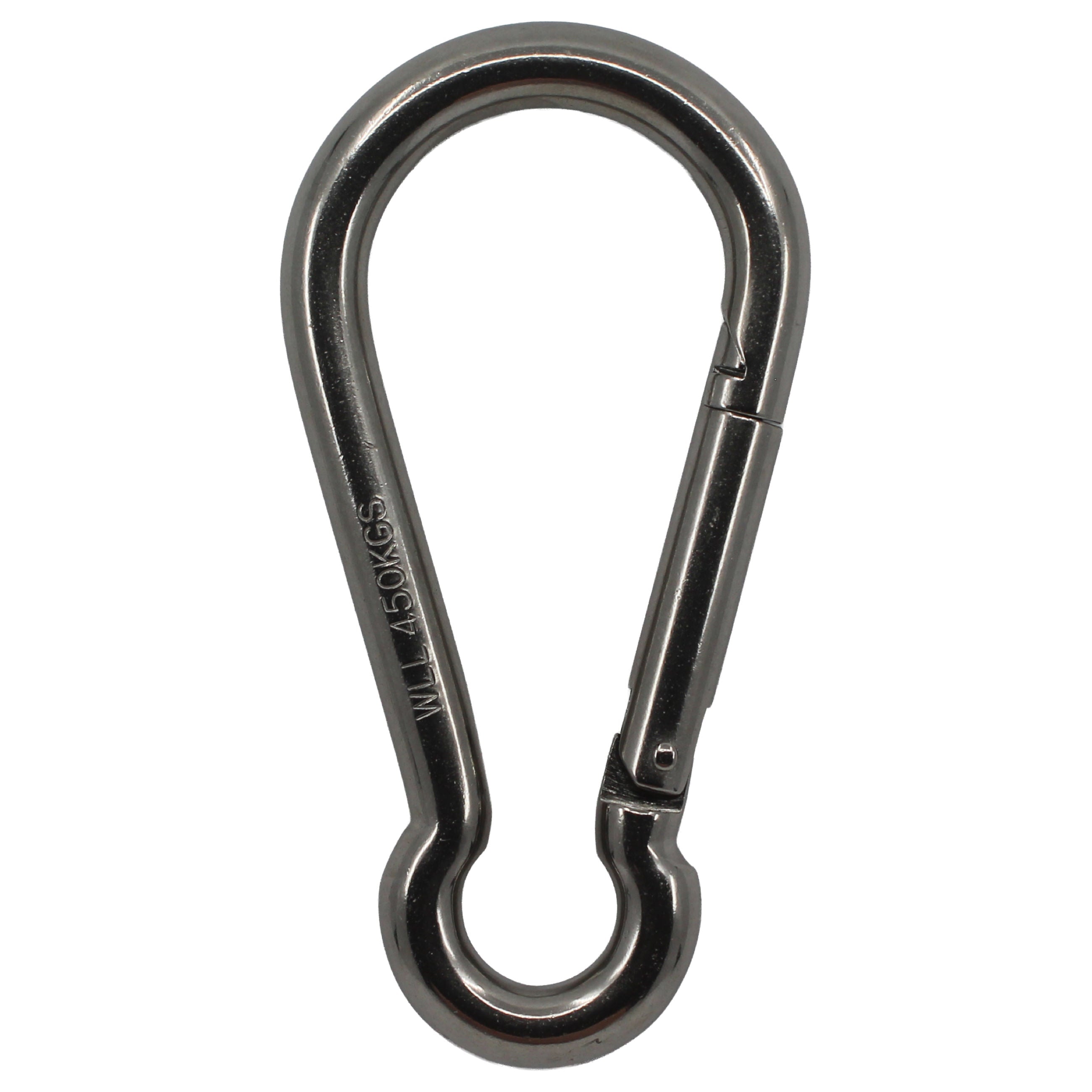 NIRO-KARABINERHAKEN 140 X 12 BIRNENFÖRMIG, OFFENES AUGE Karabiner SEILFLECHTER Tauwerk GmbH 