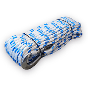 Der vielseitige Seilflechter Allrounder im Wald, entwickelt für den Waldgebrauch. Aus innovativer Birolen®-Polyesterfaser für hohe UV-Stabilität, Bruchlast und Scheuerfestigkeit. Für Aufseilen, Bergung, Äste ziehen und zurückhalten. Durchmesser: 12 mm, Länge: 30 Meter, Bruchlast: 3.000 kg. Hersteller: Seilflechter Tauwerk GmbH.